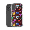 Monster Party iPhone Clear Case (Dark Sienna) - iPhone 16