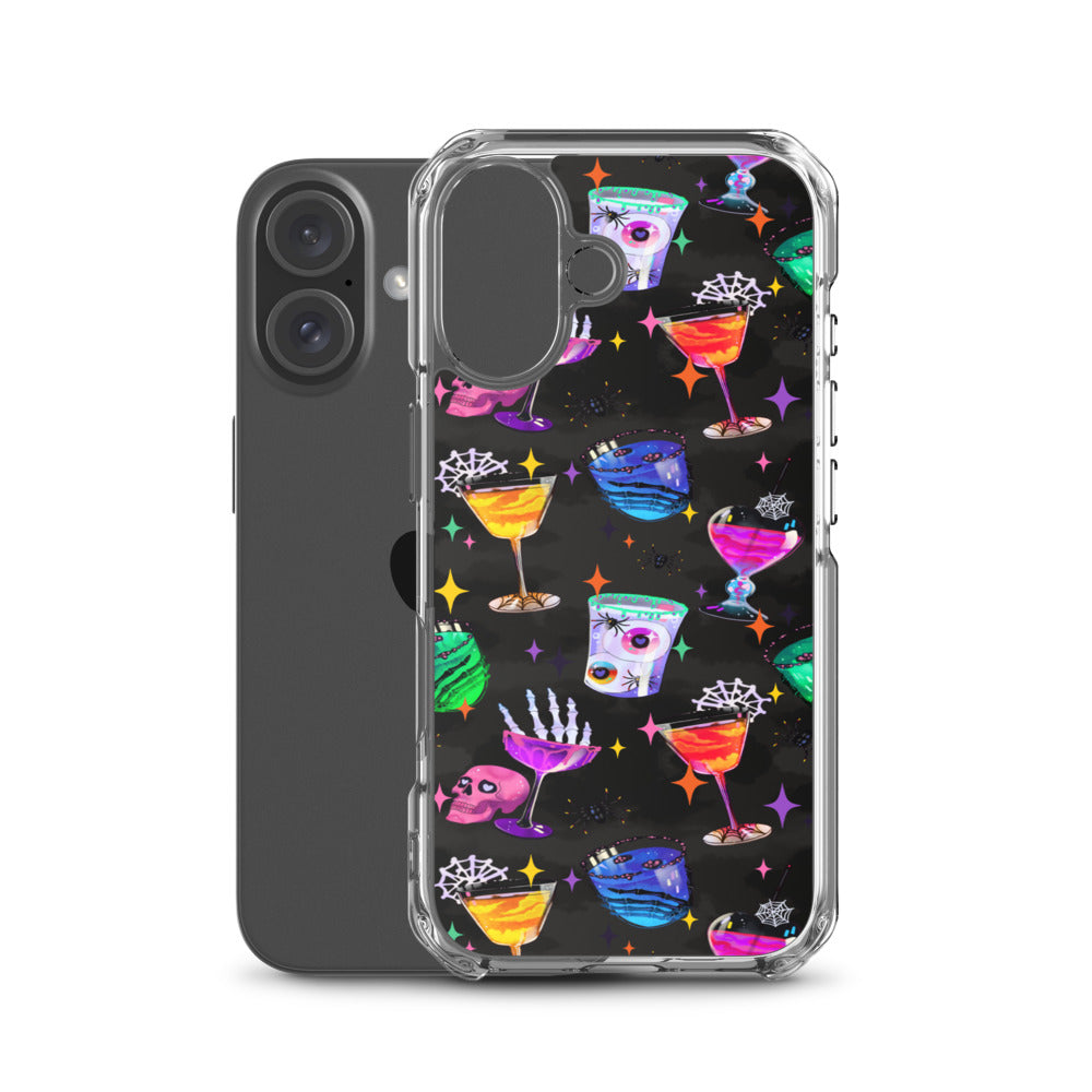 Monster Party iPhone Clear Case (Eerie Black) - iPhone 16