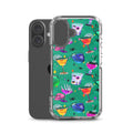 Monster Party iPhone Clear Case (Viridian) - iPhone 16