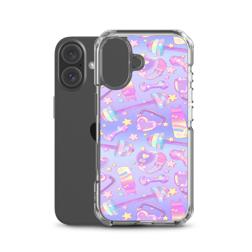 Glitter Gains iPhone Clear Case (Lavender Blue) - iPhone 16