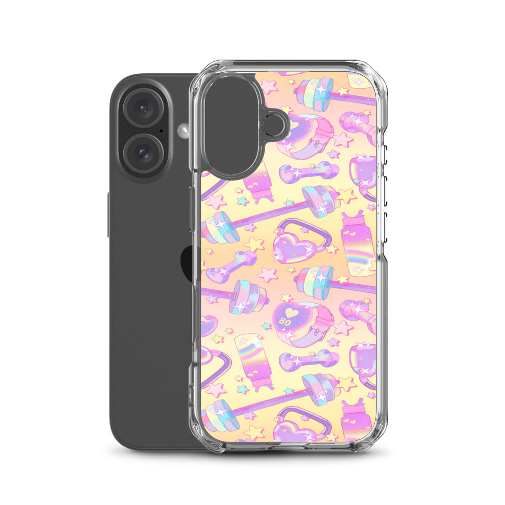 Glitter Gains iPhone Clear Case (Lemon Chiffon) - iPhone 16