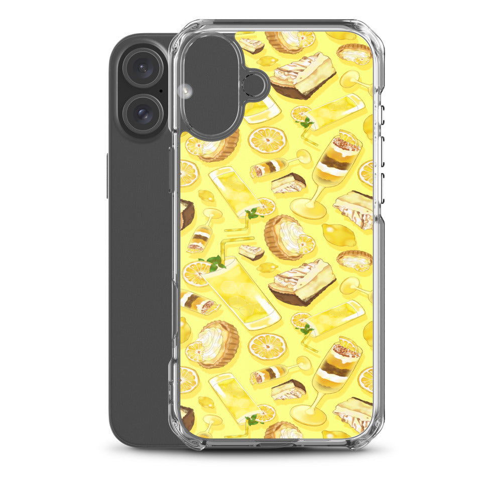 Lemon iPhone Clear Case (Yellow) - iPhone 16 Plus