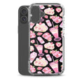 Strawberry iPhone Clear Case (Black) - iPhone 16 Plus