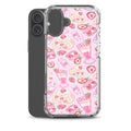 Strawberry iPhone Clear Case (Pink) - iPhone 16 Plus