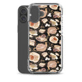 Café iPhone Clear Case (Black) - iPhone 16 Plus