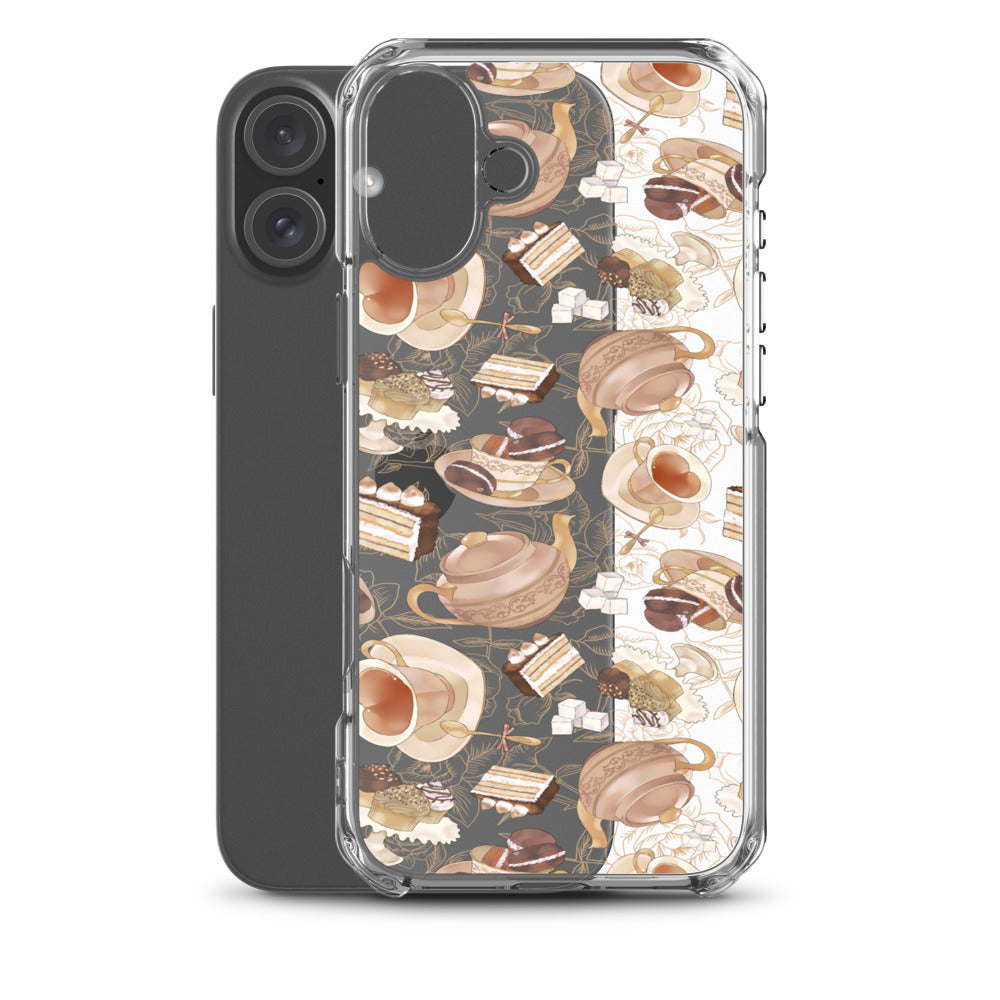 Café iPhone Clear Case (Transparent) - iPhone 16 Plus