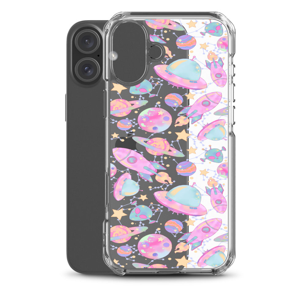 Space iPhone Clear Case (Transparent) - iPhone 16 Plus