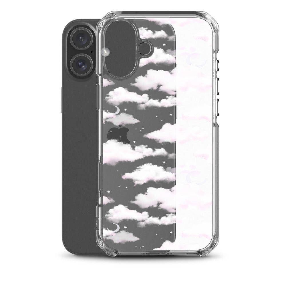 Cloudy Sky iPhone Clear Case (Transparent) - iPhone 16 Plus