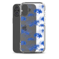 Higanbana iPhone Clear Case (Transparent Blue) - iPhone 16 Plus