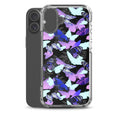 Butterfly iPhone Clear Case (Black) - iPhone 16 Plus
