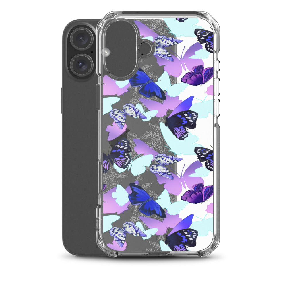 Butterfly iPhone Clear Case (Transparent) - iPhone 16 Plus