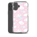 Snow Bunny iPhone Clear Case (Pink) - iPhone 16 Plus