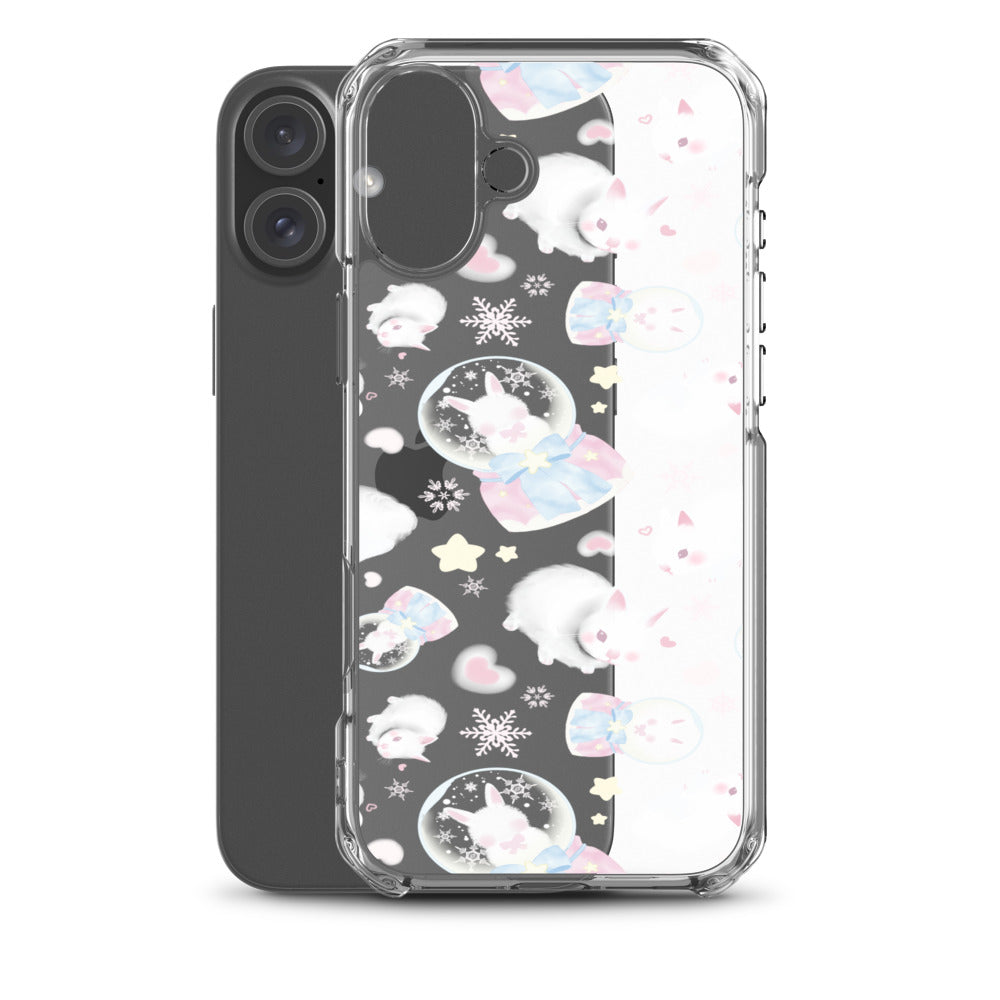 Snow Bunny iPhone Clear Case (Transparent) - iPhone 16 Plus