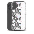 Snow Kitten iPhone Clear Case (Transparent) - iPhone 16 Plus
