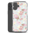 Sweet Teddy iPhone Clear Case (Blue) - iPhone 16 Plus