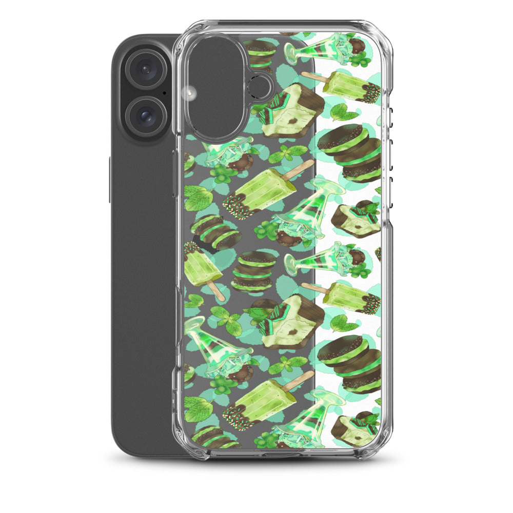 Choco Mint iPhone Clear Case (Transparent) - iPhone 16 Plus