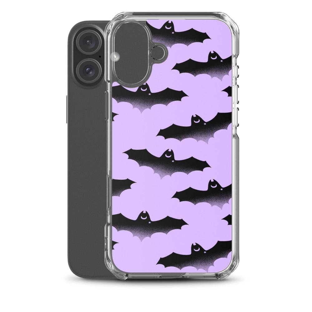 Morrigan iPhone Clear Case (Black/Purple) - iPhone 16 Plus