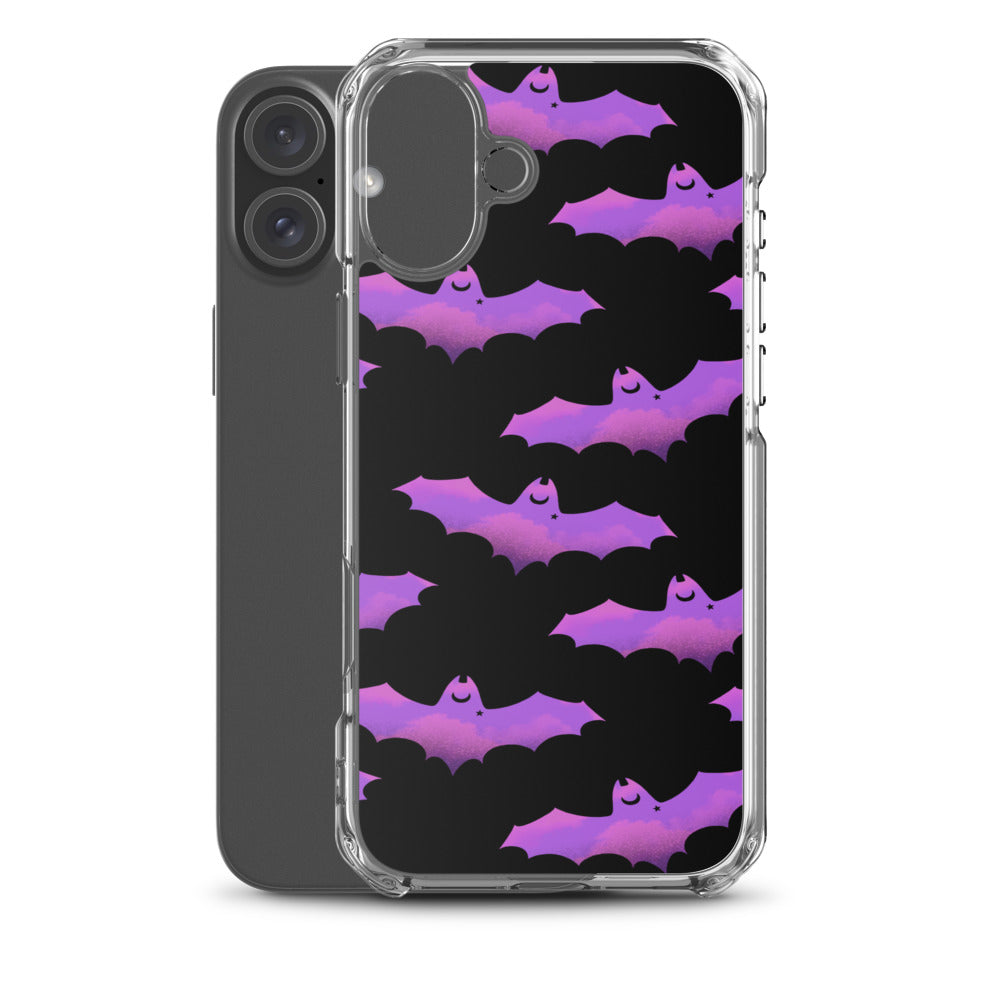 Aensland iPhone Clear Case (Pink/Black) - iPhone 16 Plus