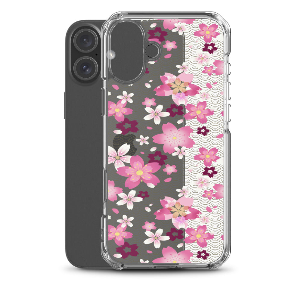Sakura iPhone Clear Case (Transparent) - iPhone 16 Plus