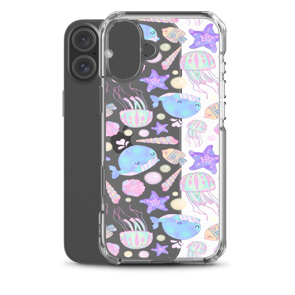 Under the Sea iPhone Clear Case (Transparent) - iPhone 16 Plus