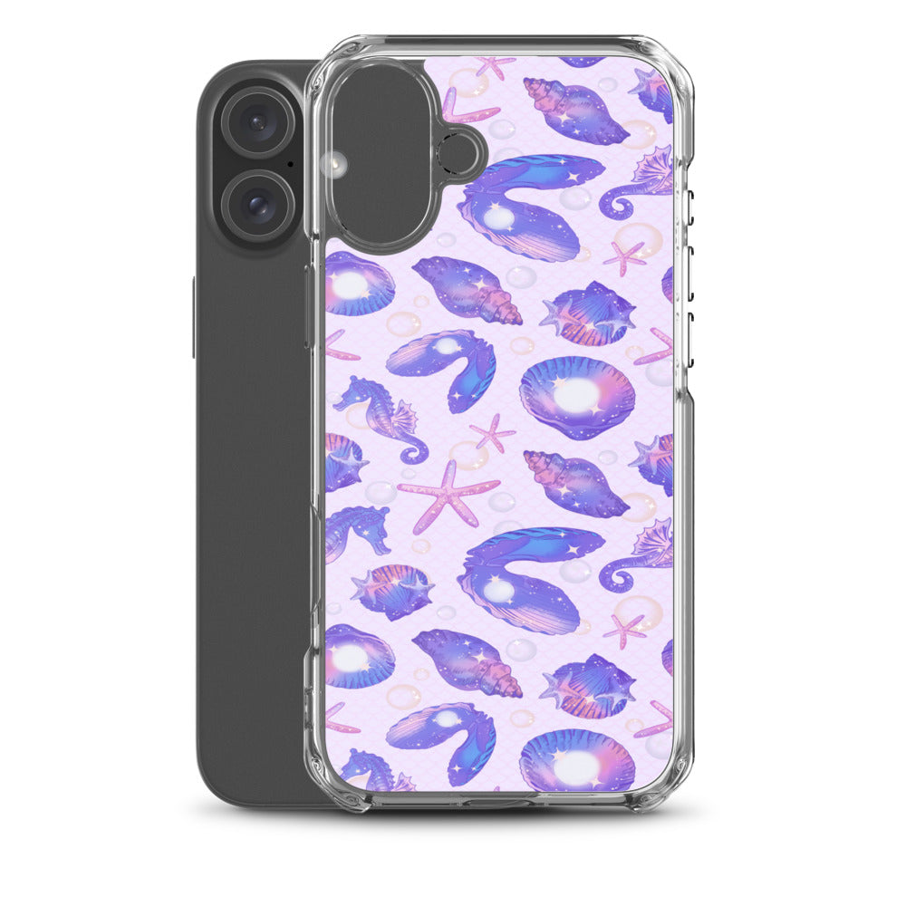 Sea Princess iPhone Clear Case (Indigo) - iPhone 16 Plus