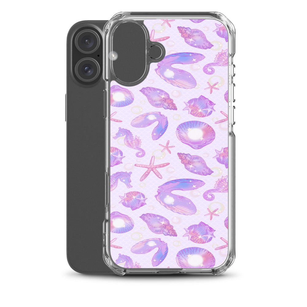Sea Princess iPhone Clear Case (Pink) - iPhone 16 Plus