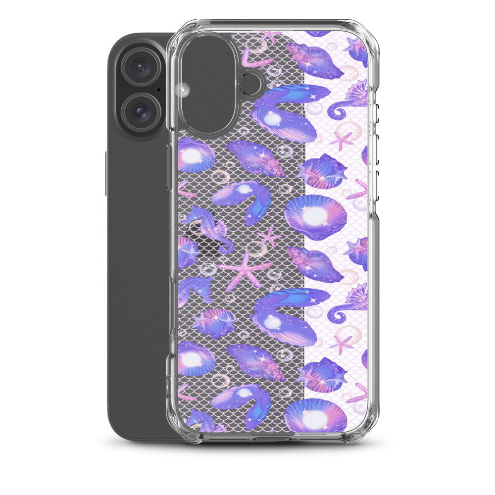 Sea Princess iPhone Clear Case (Transparent Turquoise) - iPhone 16 Plus