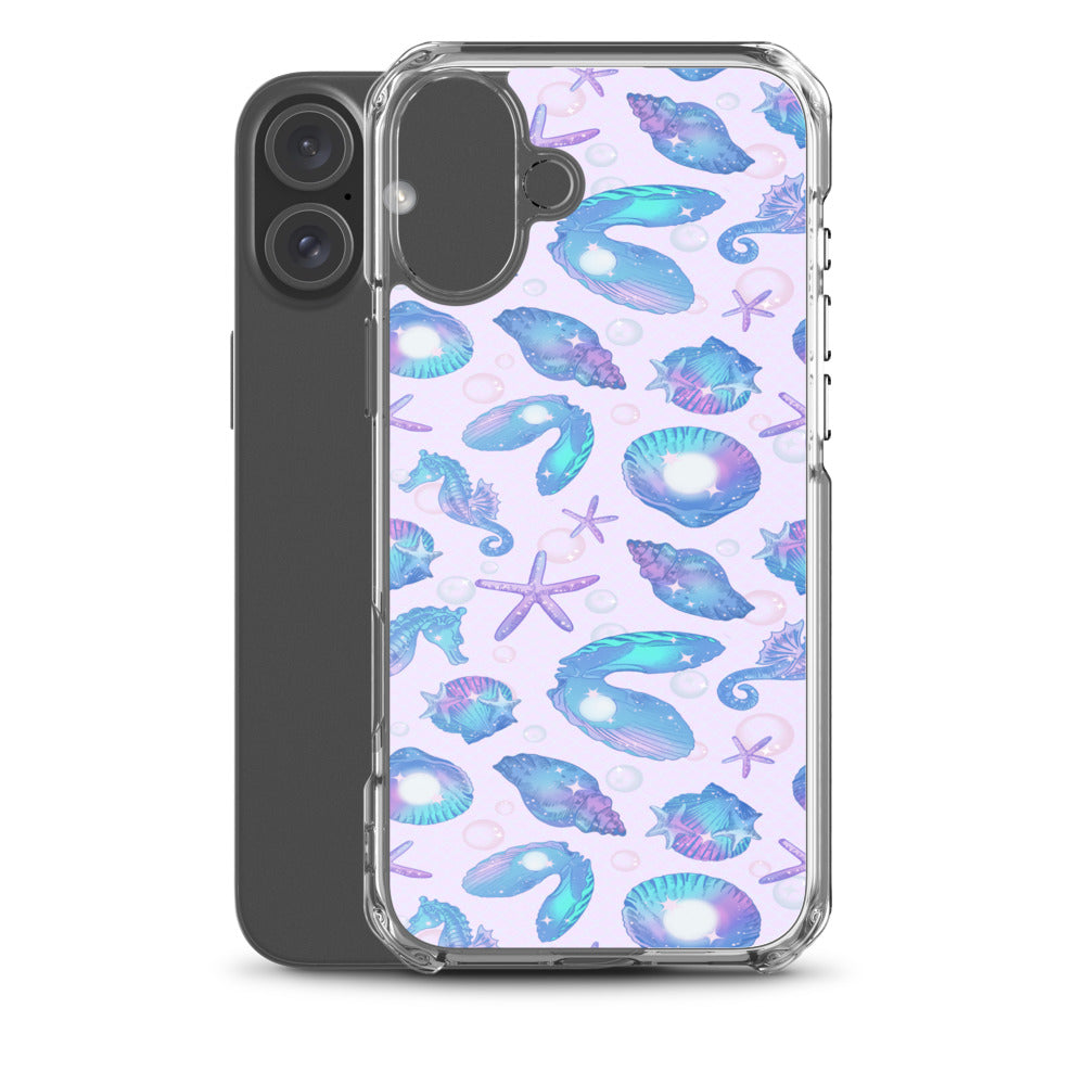 Sea Princess iPhone Clear Case (Turquoise) - iPhone 16 Plus