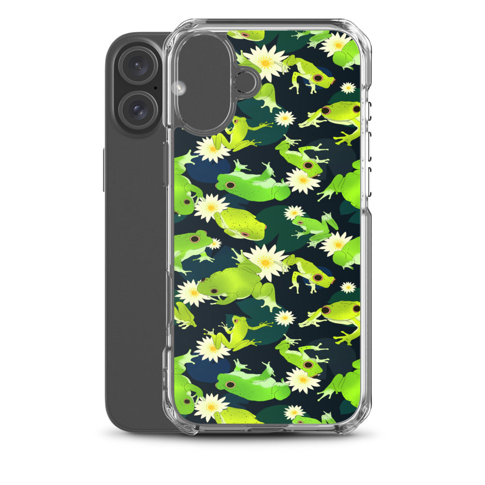 Kero-kero iPhone Clear Case (Blue) - iPhone 16 Plus