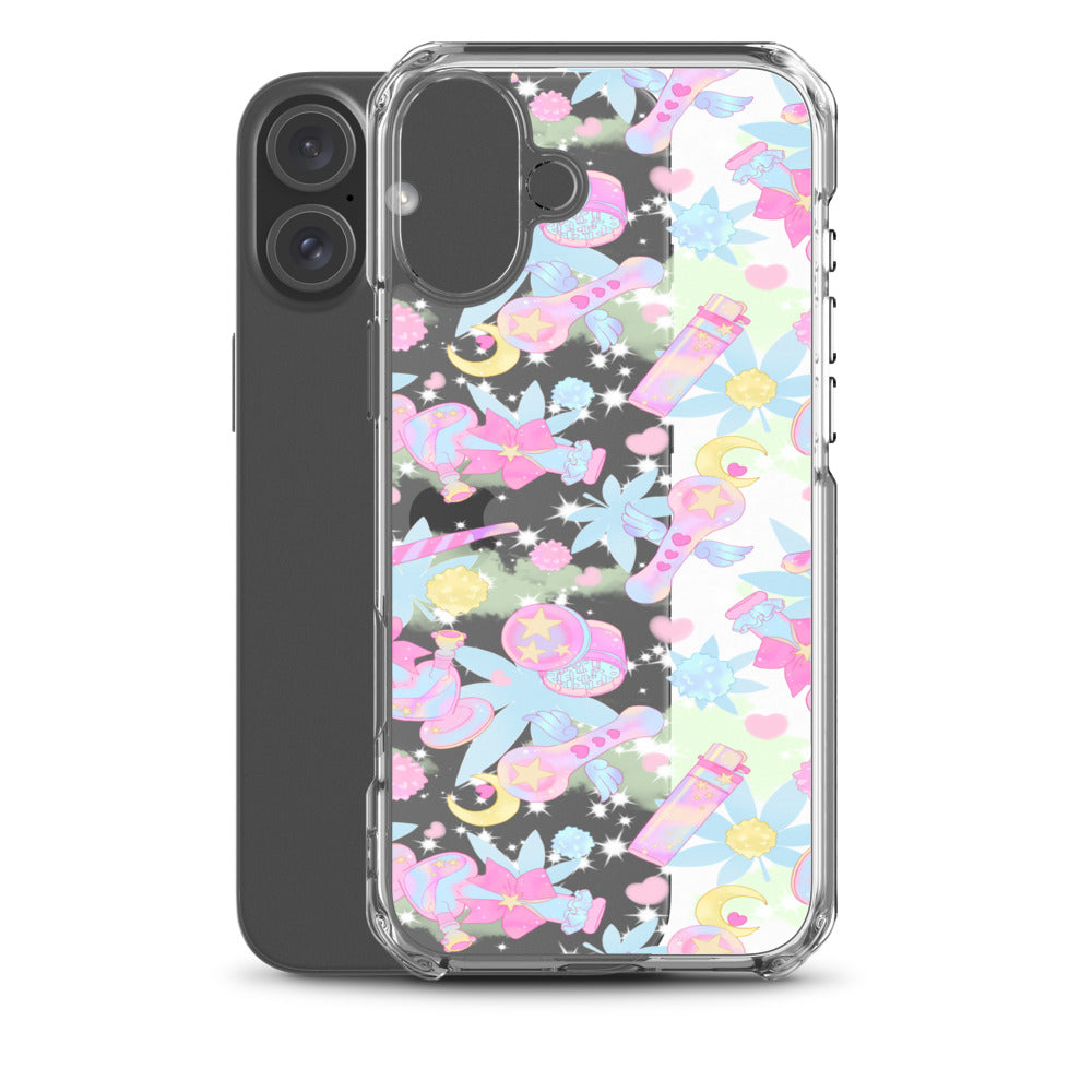 Indica Magica iPhone Clear Case (Transparent Lilac) - iPhone 16 Plus