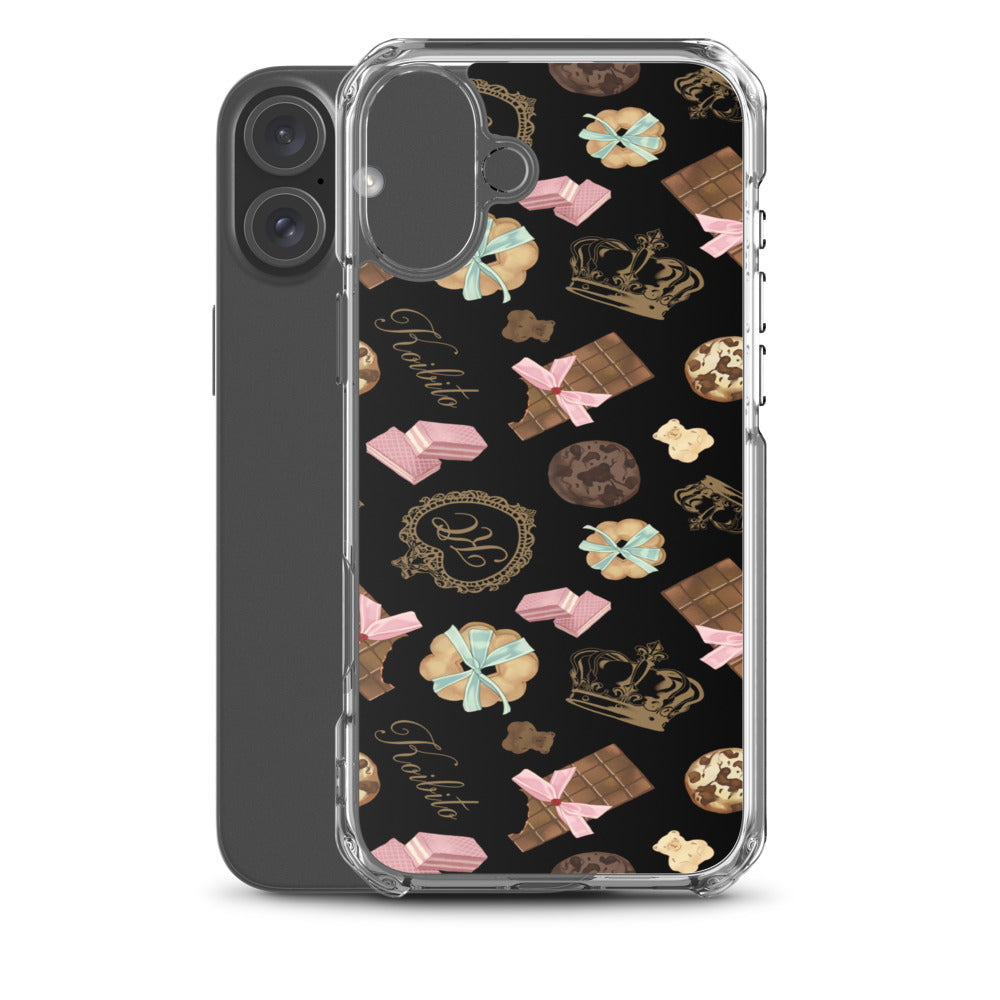 Royal Cookie iPhone Clear Case (Dark Chocolate) - iPhone 16 Plus