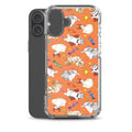 Trick or Treaters iPhone Clear Case (Orange) - iPhone 16 Plus