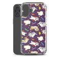 Trick or Treaters iPhone Clear Case (Purple) - iPhone 16 Plus
