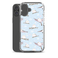 Snow Bird iPhone Clear Case (Blue) - iPhone 16 Plus