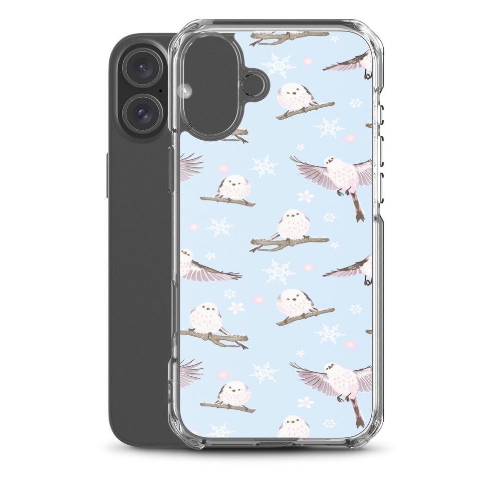 Snow Bird iPhone Clear Case (Blue) - iPhone 16 Plus