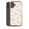 Snow Bird iPhone Clear Case (Cream) - iPhone 16 Plus