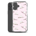 Snow Bird iPhone Clear Case (Pink) - iPhone 16 Plus