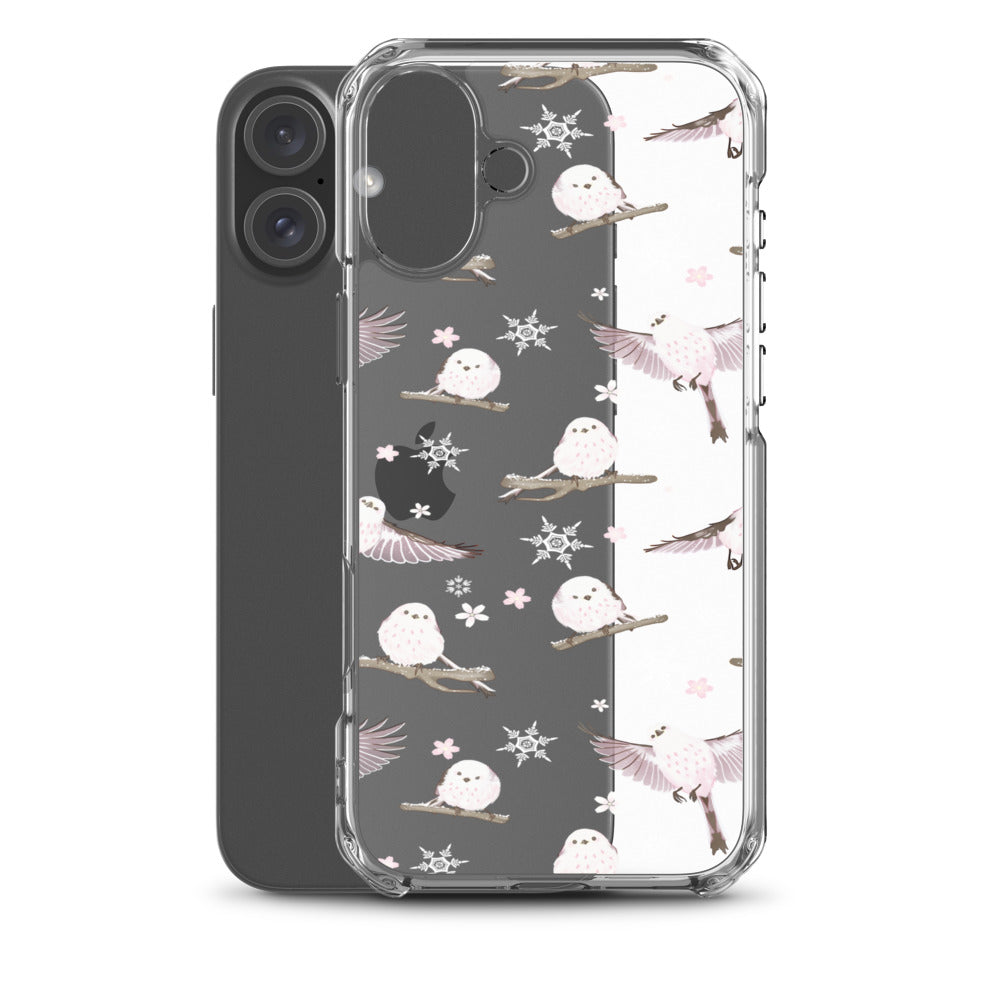 Snow Bird iPhone Clear Case (Transparent) - iPhone 16 Plus