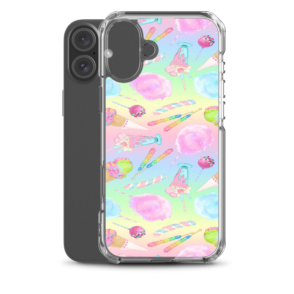Rainbow Candy iPhone Clear Case (Rainbow) - iPhone 16 Plus