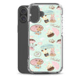 Parasol Bunny iPhone Clear Case (Blue) - iPhone 16 Plus