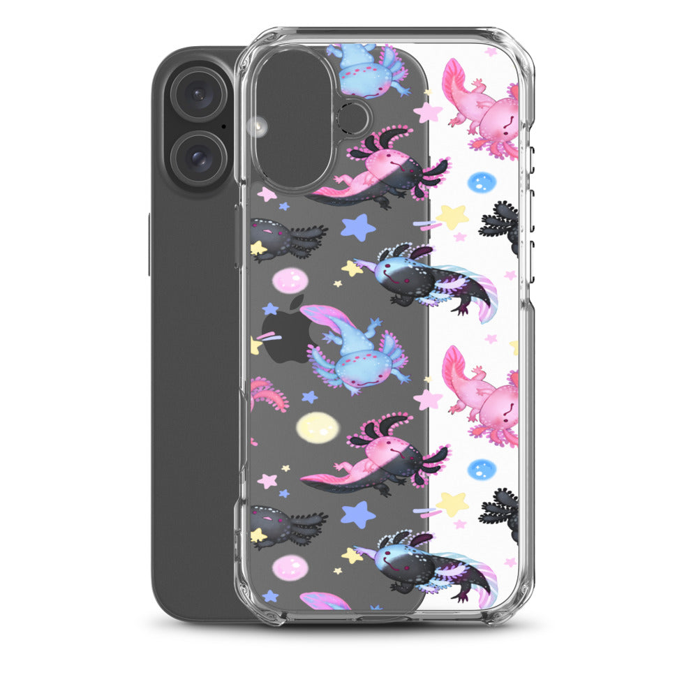 Axolotl iPhone Clear Case (Transparent) - iPhone 16 Plus