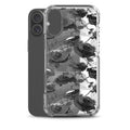 Enchanted Rose (Transparent) iPhone Clear Case (Black) - iPhone 16 Plus