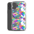 Enchanted Rose (Transparent) iPhone Clear Case (Rainbow) - iPhone 16 Plus