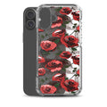 Enchanted Rose (Transparent) iPhone Clear Case (Red) - iPhone 16 Plus