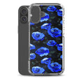 Enchanted Rose iPhone Clear Case (Blue) - iPhone 16 Plus