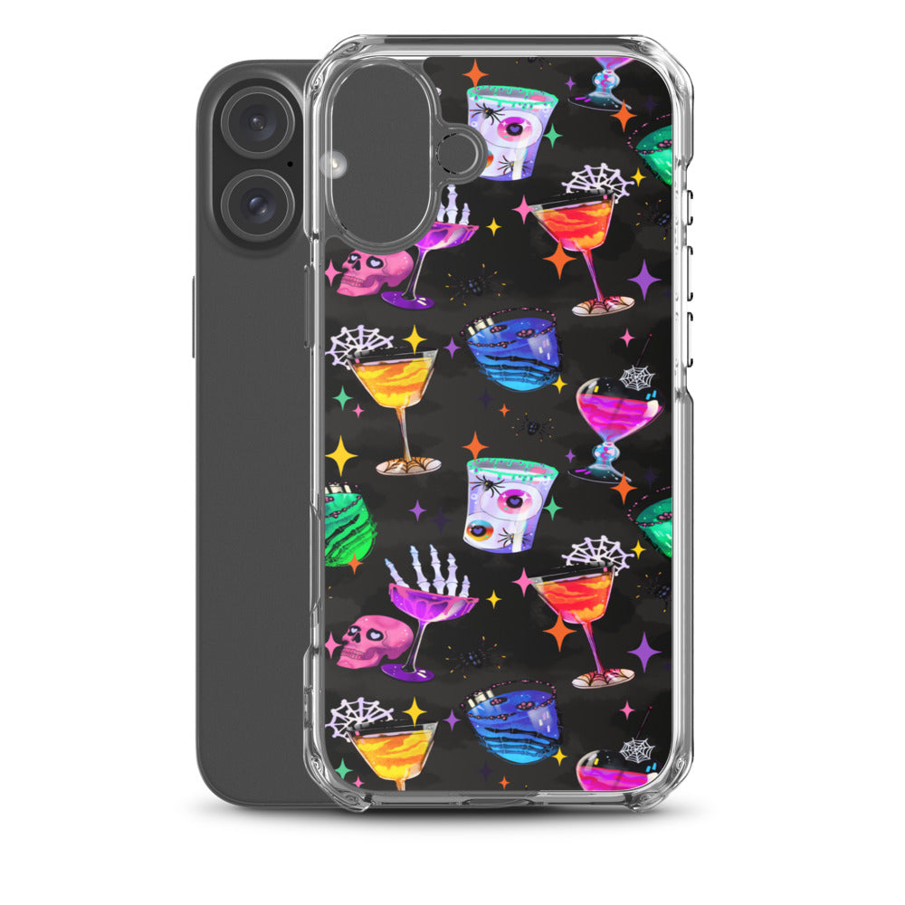 Monster Party iPhone Clear Case (Eerie Black) - iPhone 16 Plus