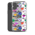 Monster Party iPhone Clear Case (Transparent) - iPhone 16 Plus