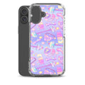 Glitter Gains iPhone Clear Case (Lavender Blue) - iPhone 16 Plus