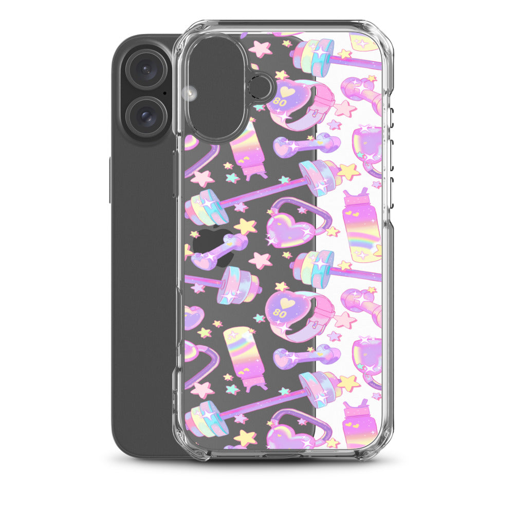 Glitter Gains iPhone Clear Case (Transparent) - iPhone 16 Plus