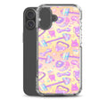 Glitter Gains iPhone Clear Case (Lemon Chiffon) - iPhone 16 Plus